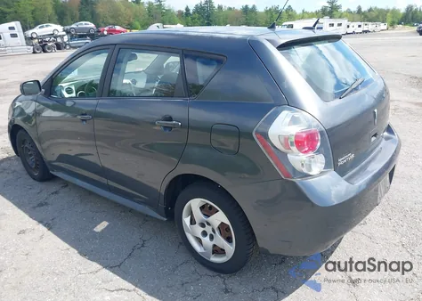 2009 Pontiac Vibe z USA, uszkodzony, nr VIN 5Y2SP67889Z433402